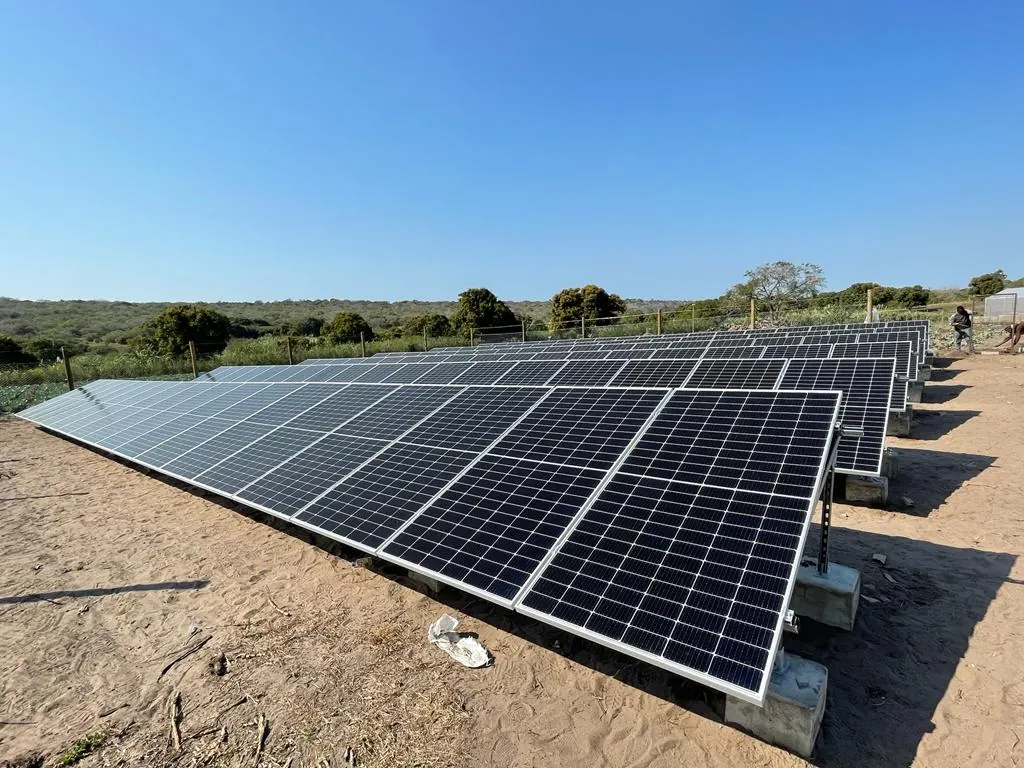 Bluesun Mozambique off-grid solar + energy storage project