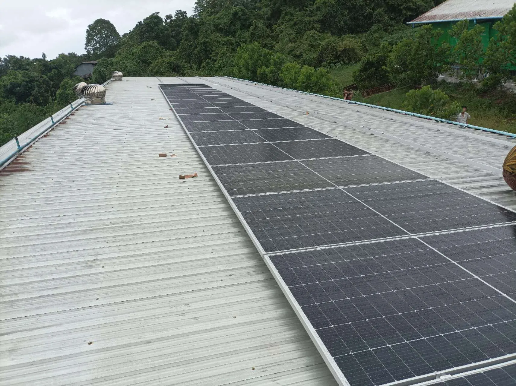 Bluesun Myanmar hybrid solar project