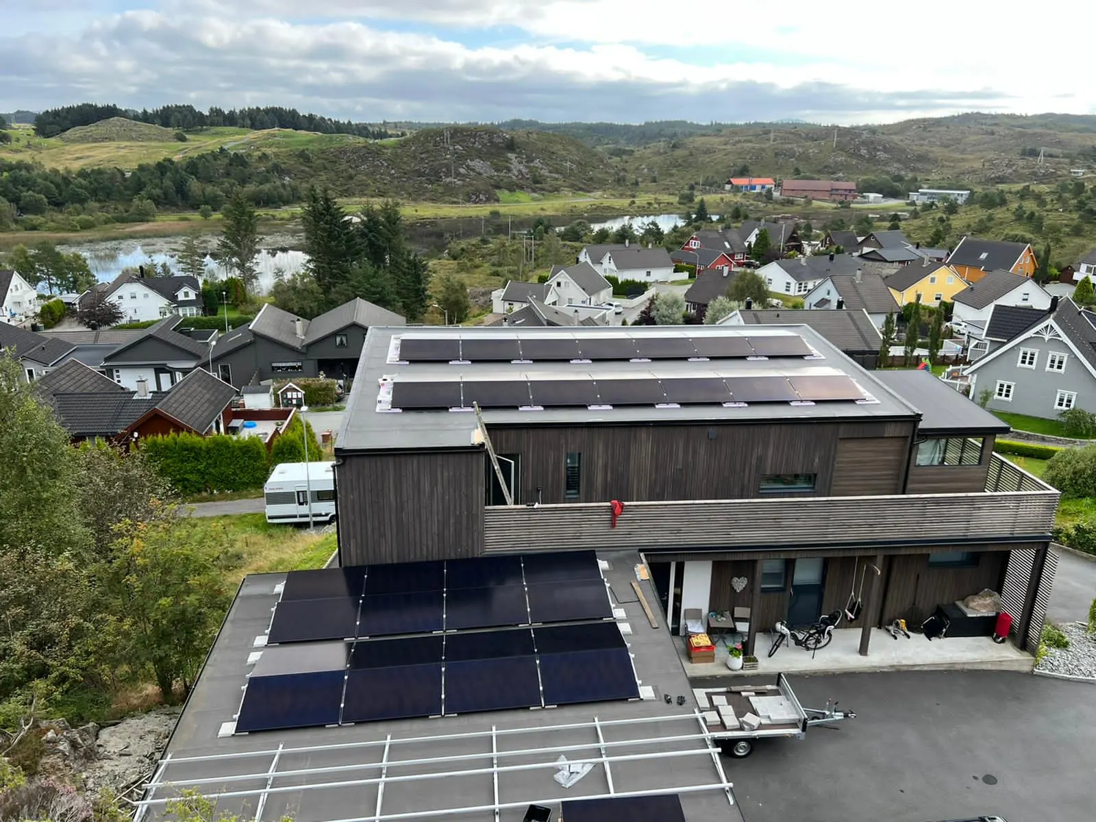 Bluesun Norway grid-tied solar project
