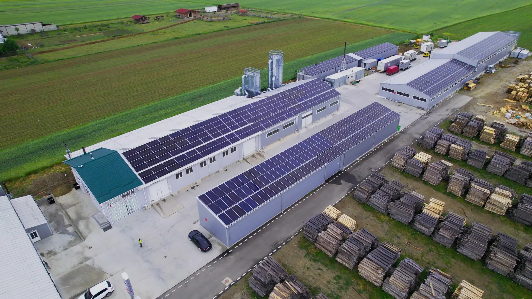 Bluesun Romania grid-tied solar project