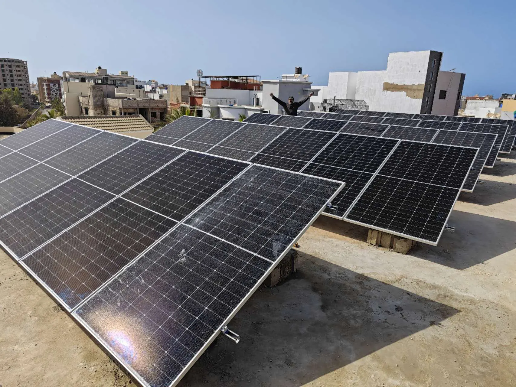 Bluesun Senegal grid-tied solar project