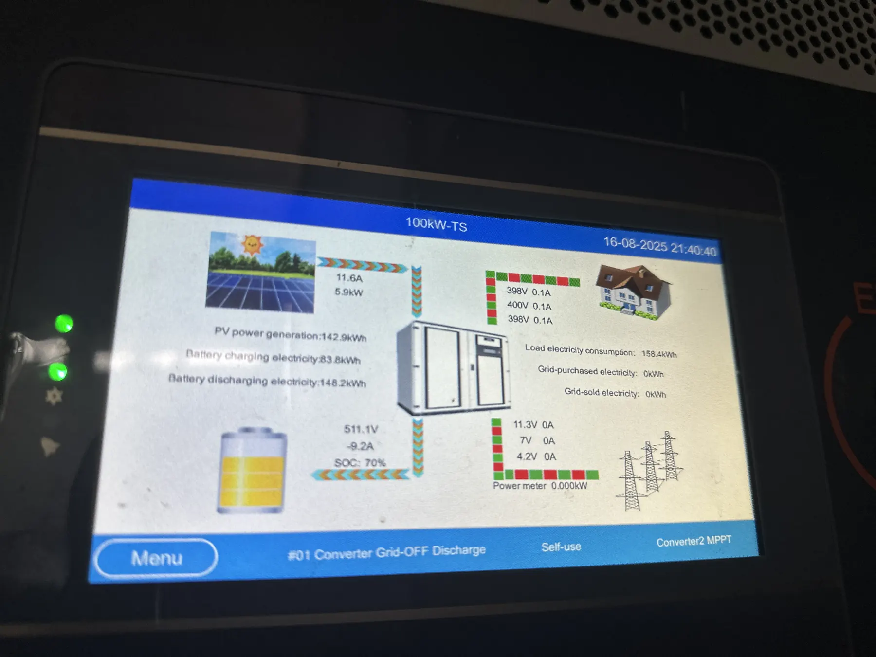 Bluesun Sierra Leone hybrid solar project