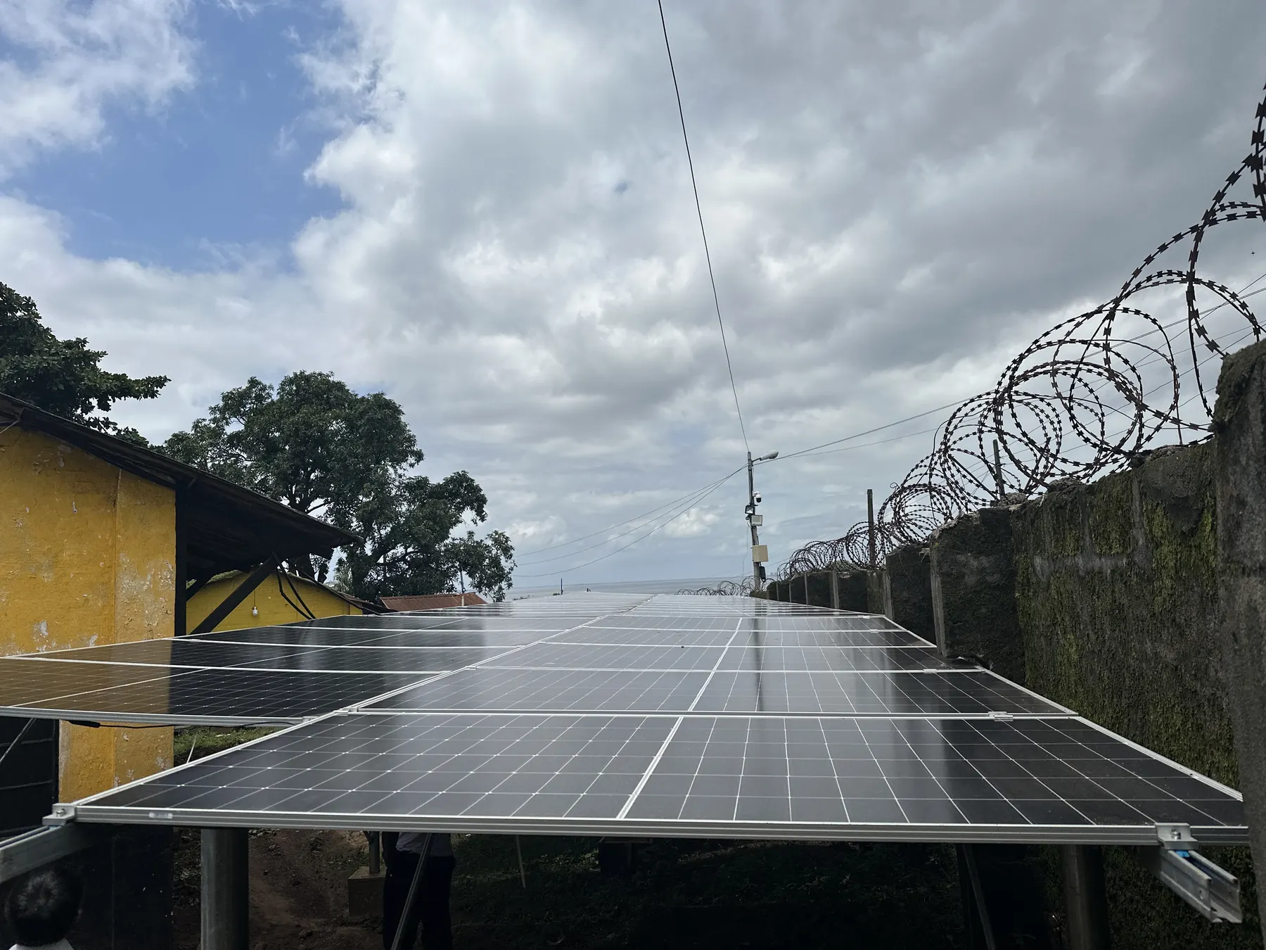 Bluesun Sierra Leone hybrid solar project