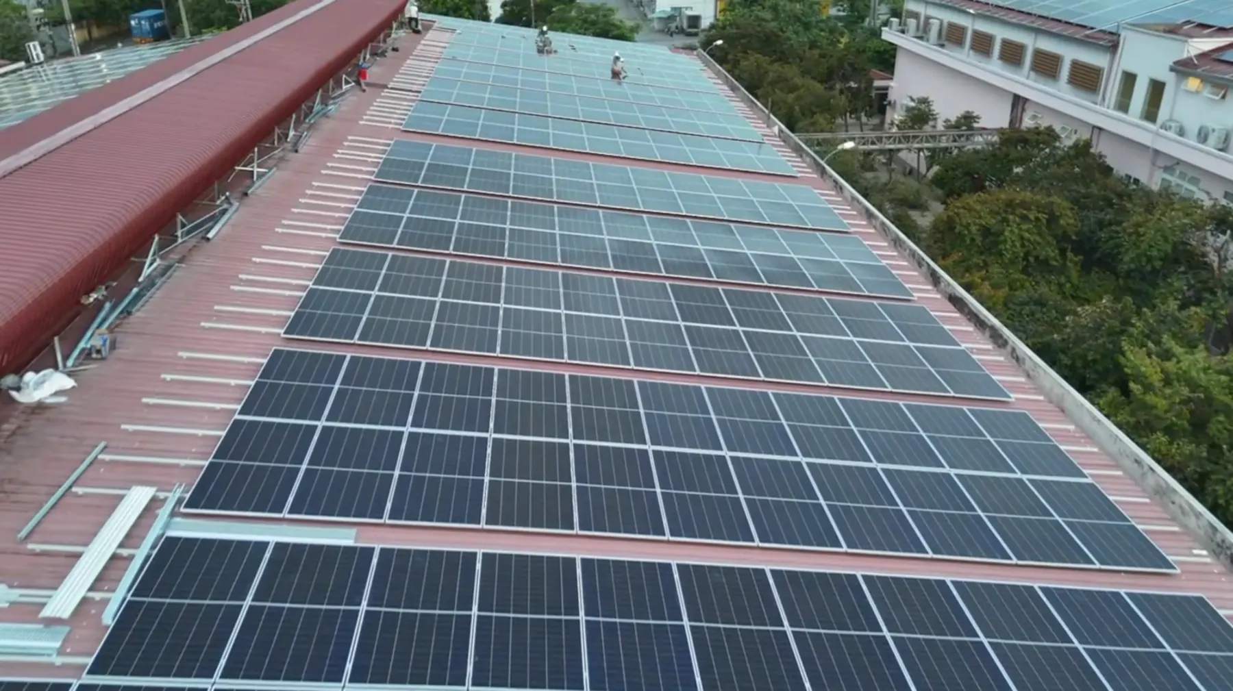Bluesun Vietnam grid-tied solar project