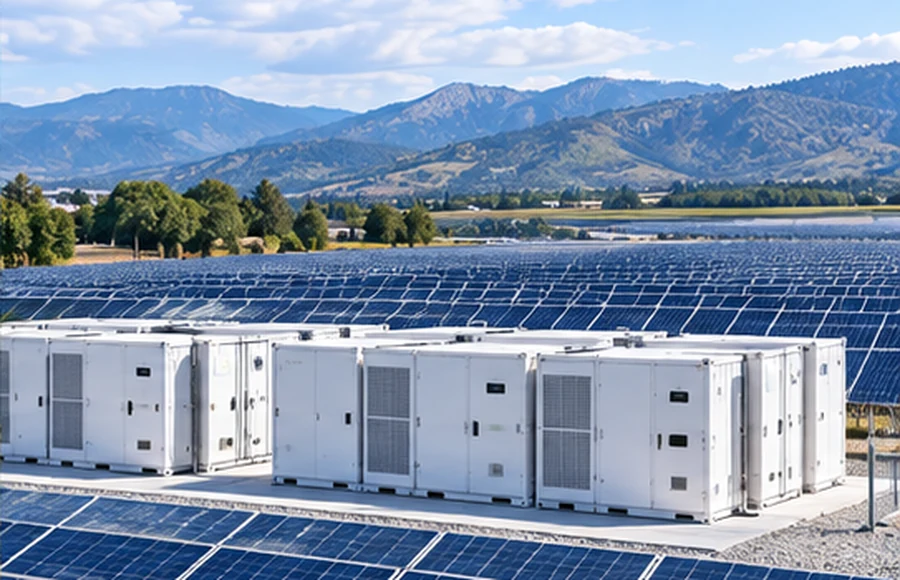 Solar and energy storage project